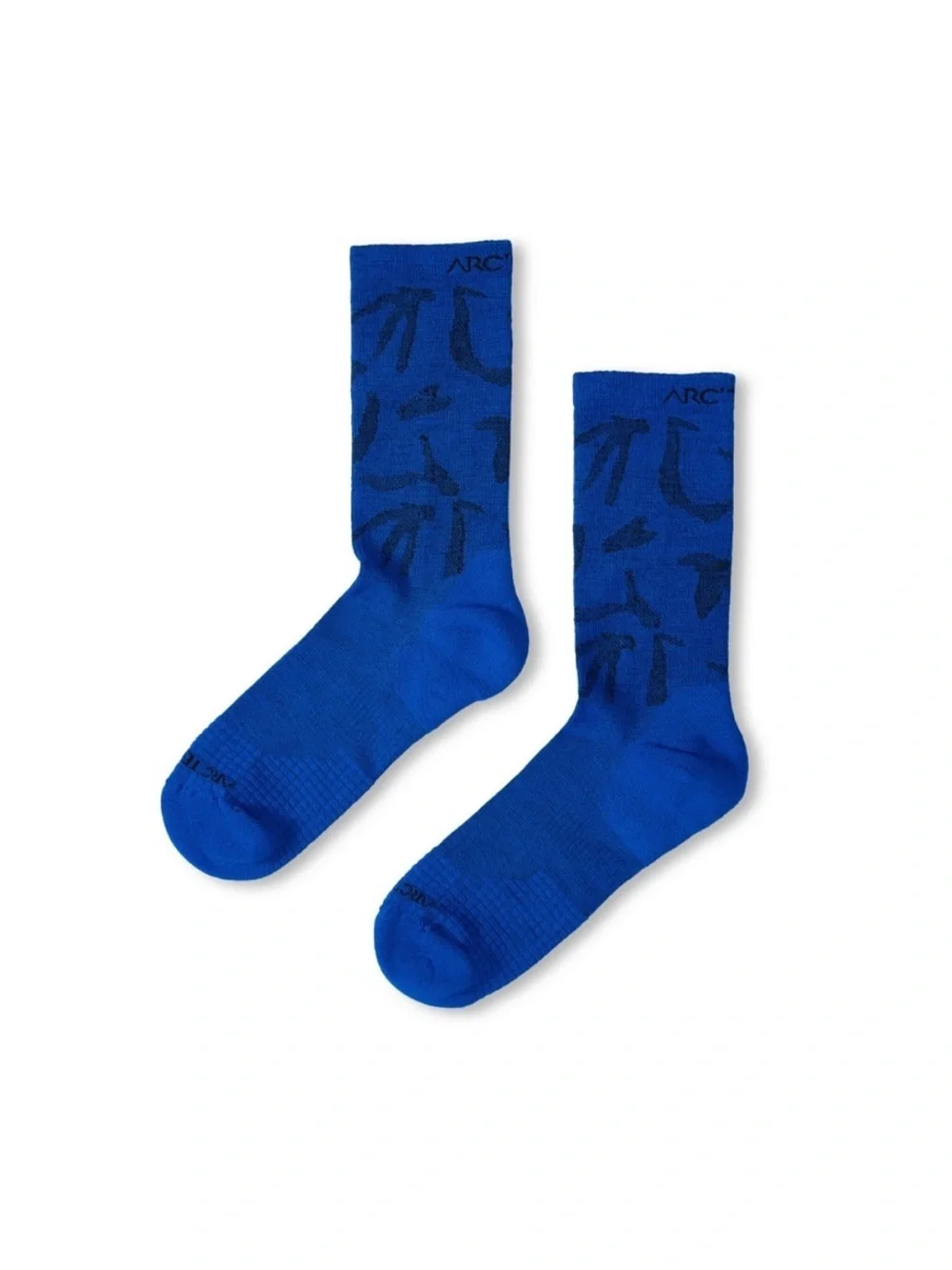 Arc’teryx Adult Large Merino Wool Grotto Mid Sock Blue Black NWT Men's Women's
